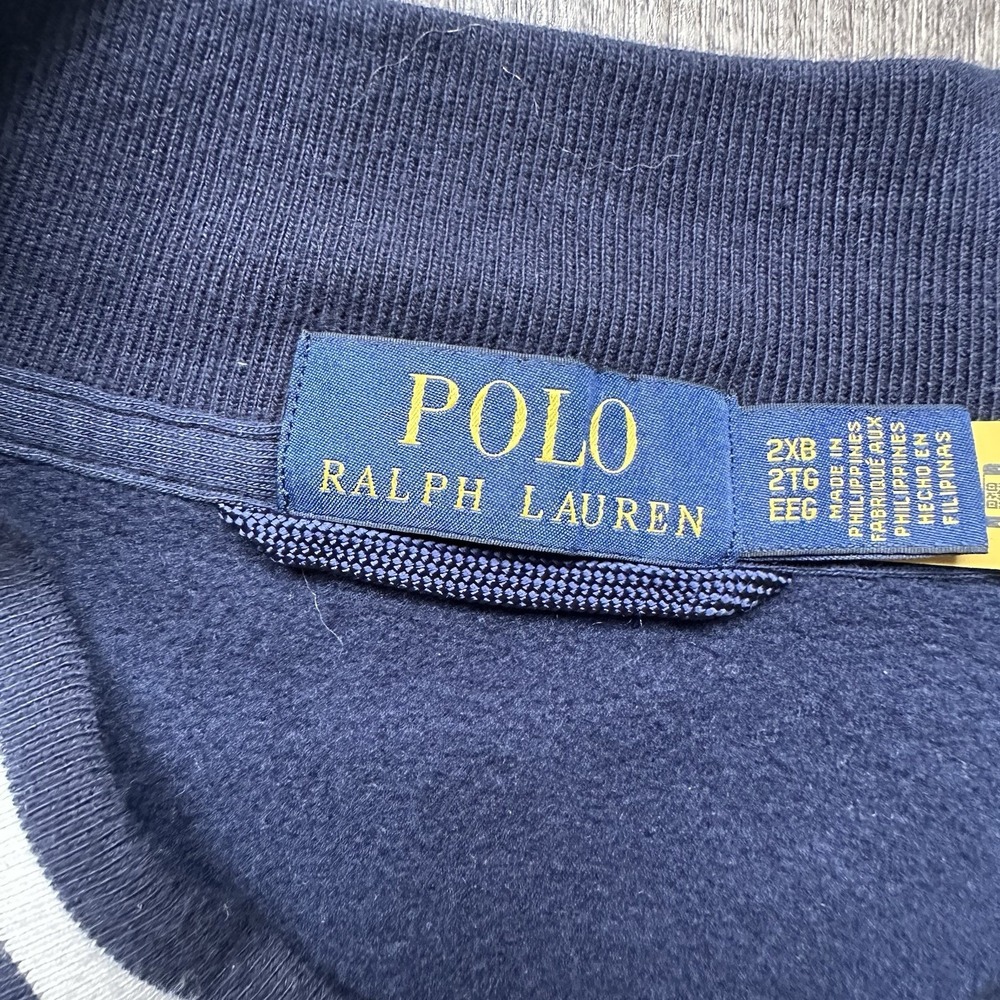 Polo Ralph Lauren Men's Gothic P Fleece Varsity Letterman Jacket Size XXL GOOD - Picture 3 of 11